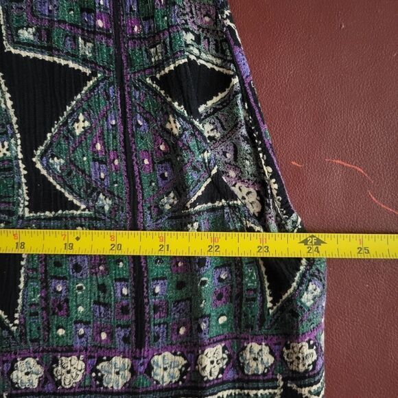 90s Vintage Stars Patterned Sleeveless Dress - Picture 12 of 14